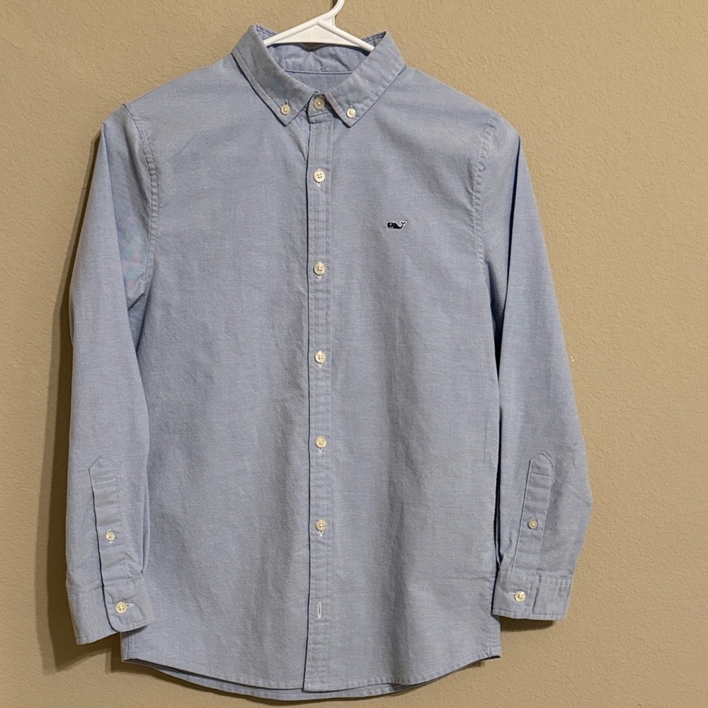 Vineyard Vines Boys Oxford Button Down Shirt. Size M 12-14